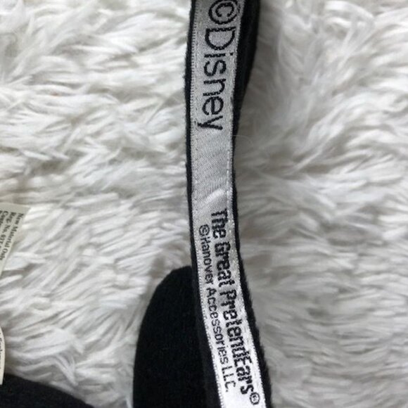 NWOT Set of 2 Low Pile Faux Fur Mickey Mouse Ears Headbands - Picture 5 of 6